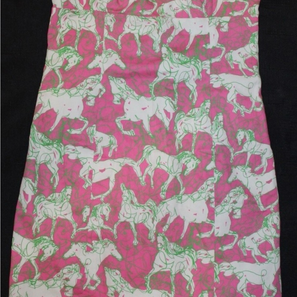 Lilly Pulitzer Pink Hot To Trot Strapless Dress